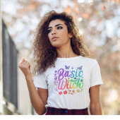 基本ウィッチモダンウィメンズハロウィーンTシャツ Tシャツ