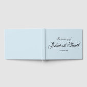 基本エレガント悔やみや弔慰ゲストブック ゲストブック (全面)