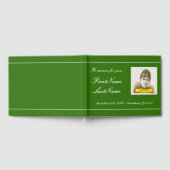 基本カスタマイズ葬式/メモリアル客書 ゲストブック (全面)