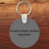基本カスタムボタンのキーチェーン キーホルダー (正面)