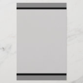 基本グレー 便箋 (正面)