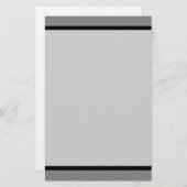 基本グレー 便箋 (正面/裏面)