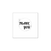 基本サンキューカード ラバースタンプ (インプリント)