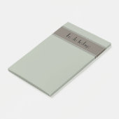 基本シンプルの緑とグレーのTo Doリスト ポストイット (アングル)