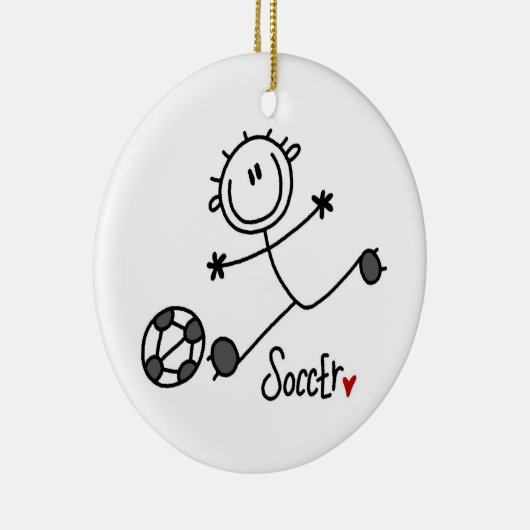 基本スティックフィギュアTシャツとプレゼント セラミックオーナメント (右)