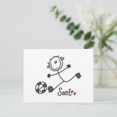 基本スティックフィギュアTシャツとプレゼント ポストカード (スタンド正面)