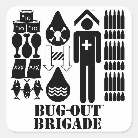 基本ステッカー スクエアシール (正面)