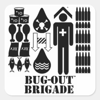 基本ステッカー スクエアシール