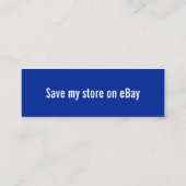 基本ソーシャルメディアカード スキニー名刺 (裏面)