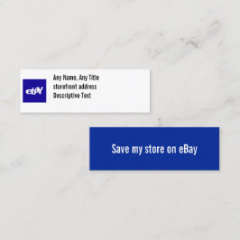 基本ソーシャルメディアカード スキニー名刺