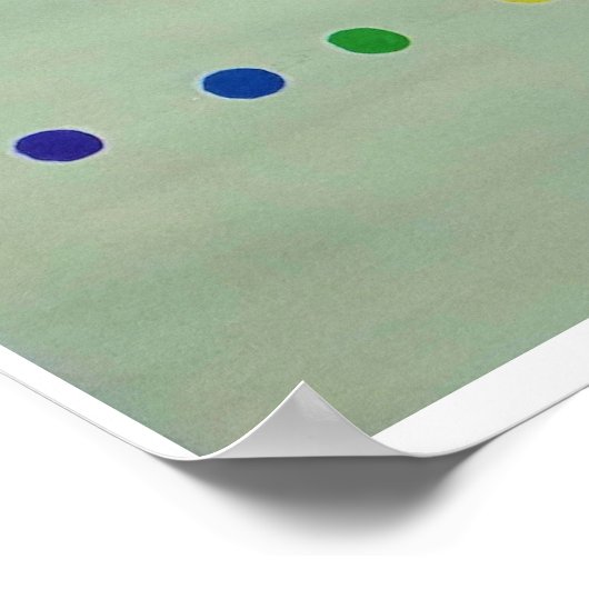 基本チャクラ絵画ズ ポスター (角)