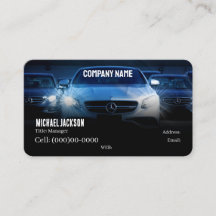 基本テンプレート名刺の販売車、販売車