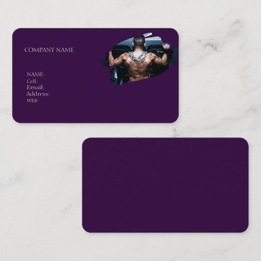 基本テンプレート名刺ジム 名刺 (正面/裏面)