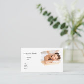 基本テンプレート名刺スパ 名刺 (スタンド正面)