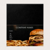 基本テンプレート名刺ハンバーガー (外部フラット)