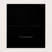 基本テンプレート名刺ハンバーガー 名刺 (内部フラット)