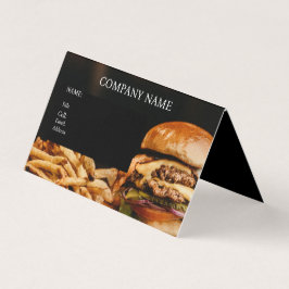 基本テンプレート名刺ハンバーガー 名刺