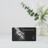 基本テンプレート名刺バイオリン。 名刺 (スタンド正面)