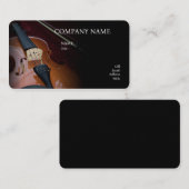 基本テンプレート名刺バイオリン 名刺 (正面/裏面)