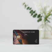 基本テンプレート名刺バイオリン 名刺 (スタンド正面)