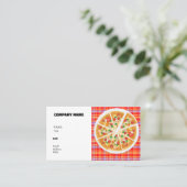 基本テンプレート名刺ピザ 名刺 (スタンド正面)
