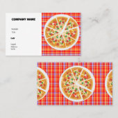 基本テンプレート名刺ピザ 名刺 (正面/裏面)