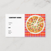 基本テンプレート名刺ピザ 名刺 (正面)
