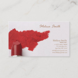 基本テンプレート名刺メイクアップアーティスト 名刺