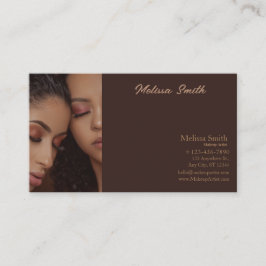 基本テンプレート名刺メイクアップアーティスト 名刺