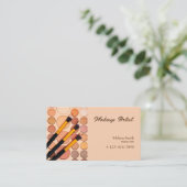 基本テンプレート名刺メイクアップアーティスト 名刺 (スタンド正面)