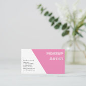 基本テンプレート名刺メイクアップアーティスト 名刺 (スタンド正面)
