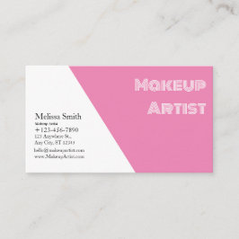 基本テンプレート名刺メイクアップアーティスト 名刺