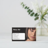 基本テンプレート名刺メイクアップアーティスト 名刺 (スタンド正面)