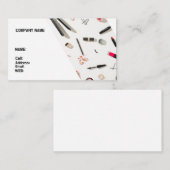 基本テンプレート名刺メイクアップアーティスト 名刺 (正面/裏面)