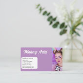 基本テンプレート名刺メイクアップアーティスト 名刺 (スタンド正面)