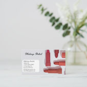 基本テンプレート名刺メイクアップアーティスト 名刺 (スタンド正面)