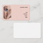 基本テンプレート名刺メイクアップアーティスト 名刺 (正面/裏面)