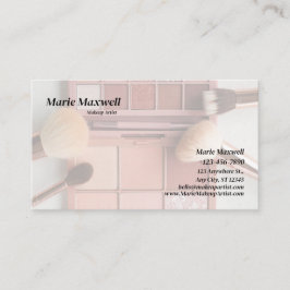 基本テンプレート名刺メイクアップアーティスト 名刺