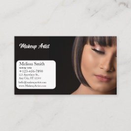 基本テンプレート名刺メイクアップアーティスト 名刺