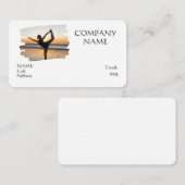 基本テンプレート名刺ヨガ 名刺 (正面/裏面)