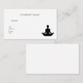 基本テンプレート名刺ヨガ 名刺 (正面/裏面)