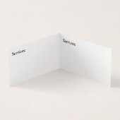 基本テンプレート名刺爪、 ネイル 名刺 (内部)