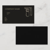 基本テンプレート名刺理容師店 名刺 (正面/裏面)