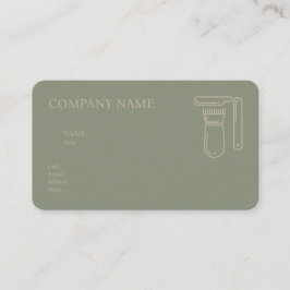 基本テンプレート名刺理容師店 名刺