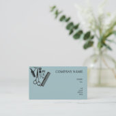 基本テンプレート名刺理容師店 名刺 (スタンド正面)