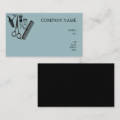 基本テンプレート名刺理容師店 名刺 (正面/裏面)