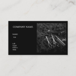 基本テンプレート名刺理容師店 名刺