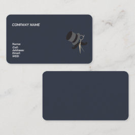 基本テンプレート名刺理容師 名刺