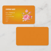 基本テンプレート名刺花 名刺 (正面/裏面)