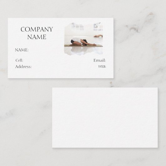 基本テンプレート名刺 名刺 (正面/裏面)